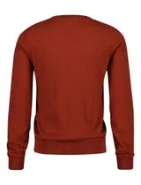 Camisola de lã/algodão Vermelho