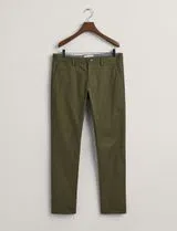 Slim Green Chino Pants