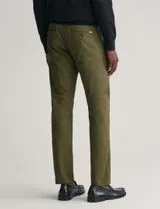 Slim Green Chino Pants