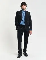Slim Cord Green Suit Trousers