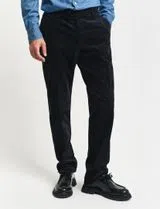Slim Cord Green Suit Trousers