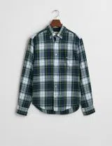 Camisa de flanela xadrez Verde