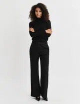 Pantalones Flare Tuxedo Negros