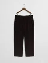 Brown Velvet Suit Trousers