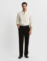 Brown Velvet Suit Trousers