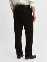 Brown Velvet Suit Trousers