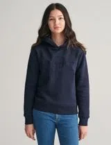 Sweatshirt Tonal Shield Bleu