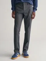 Pantalons Chino Slim Gris