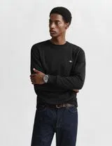 Sweatshirt Reg Shield Noir