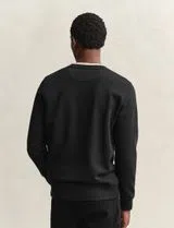 Sweatshirt Reg Shield Noir