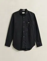 Chemise en popeline Classic regular fit Noire