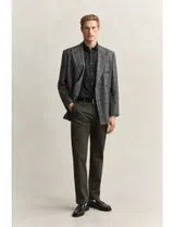 Chemise en popeline Classic regular fit Noire