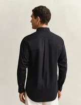 Chemise en popeline Classic regular fit Noire