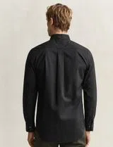 Chemise en popeline Classic regular fit Noire