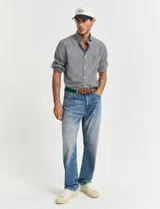 Camisa Clásica Reg Poplin Negra