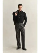 Chemise Oxford Regular Fit Pinpoint Noire