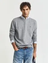 Sweatshirt Reg Shield Cinzento