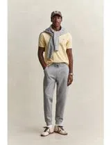 Pantalones Deportivos Reg Shield Gris