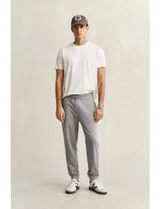 Pantalones Deportivos Reg Shield Gris