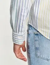 Camisa Reg Archive Oxf Multi Stripe Multicor