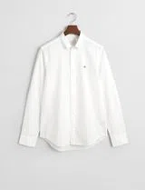 Camisa de popelina Classic slim fit Branco
