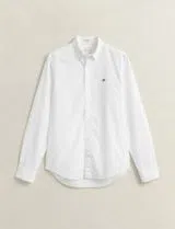 Camisa de popelina Classic slim fit Branco