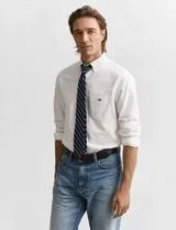 Camisa Regular Fit Classic Oxford Branco