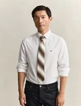 Camisa Slim Fit Classic Oxford Branco