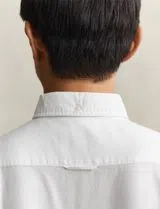 Camisa Slim Fit Classic Oxford Branco