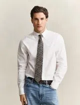 Camisa Oxford Blanca Regular Fit Pinpoint