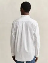 Camisa Oxford Blanca Regular Fit Pinpoint