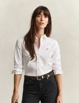 Camisa Slim Stretch Oxford Branco