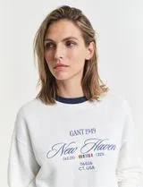 Beige Graphic Sweatshirt