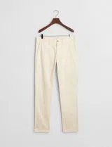 Sunfaded Beige Slim Chino Pants