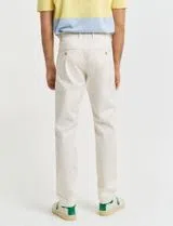 Sunfaded Beige Slim Chino Pants