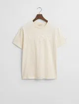 T-Shirt Embossed Bege