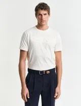 T-Shirt Embossed Bege