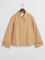 Short Beige Car Coat