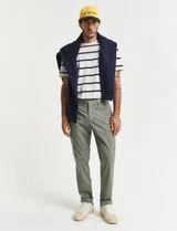 Sunfaded Green Slim Chino Pants