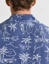 Rel Island Print Shirt Blue