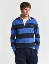 Long Sleeve Polo Blue