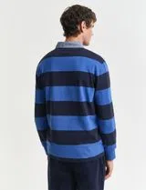 Long Sleeve Polo Blue