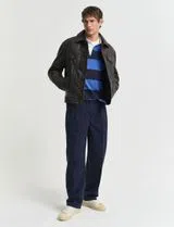 Long Sleeve Polo Blue