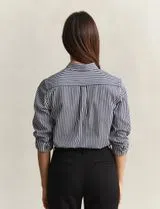 Chemise Classique Regular en Popeline Bleue