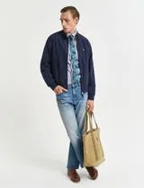 Reversible Harrington Jacket Blue