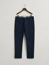 Pantalons Chino Slim Bleus