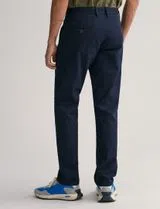 Pantalons Chino Slim Bleus