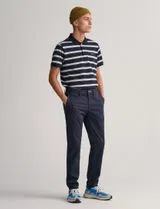 Pantalon Chino Slim Twill Bleu