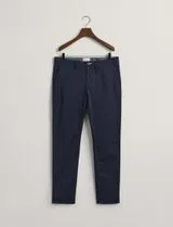 Pantalon Chino Slim Twill Bleu