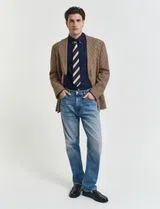 Camisa Regular Fit Pinpoint Oxford Azul